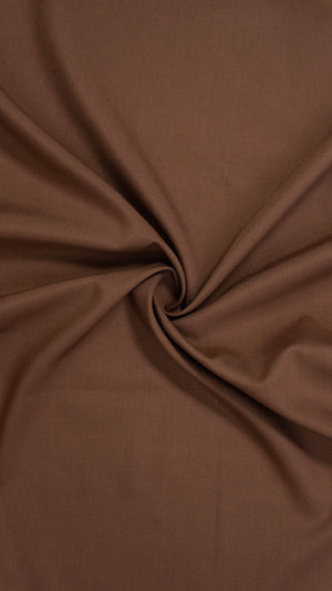 Bonanza - Premium Chocolate Brown Wash & Wear Unstitched Fabric - Al Jalil Fabrics