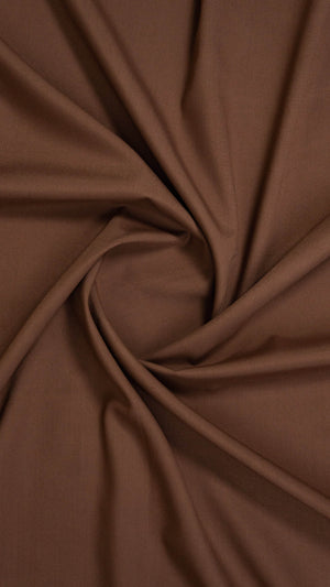 Bonanza - Premium Chocolate Brown Wash & Wear Unstitched Fabric - Al Jalil Fabrics