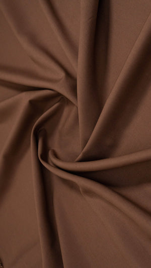 Bonanza - Premium Chocolate Brown Wash & Wear Unstitched Fabric - Al Jalil Fabrics