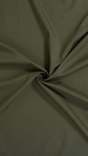 Bonanza Premium Wash & Wear Unstitched Fabric - Dark Olive Green - Al Jalil Fabrics