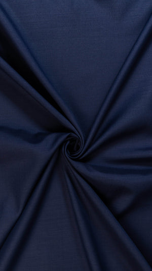 Casual Wash & Wear Fabric Unstitched - Navy Blue - Al Jalil Fabrics