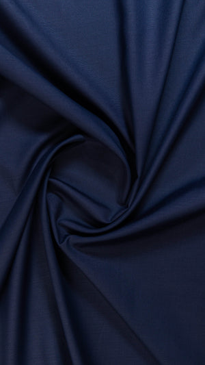 Casual Wash & Wear Fabric Unstitched - Navy Blue - Al Jalil Fabrics