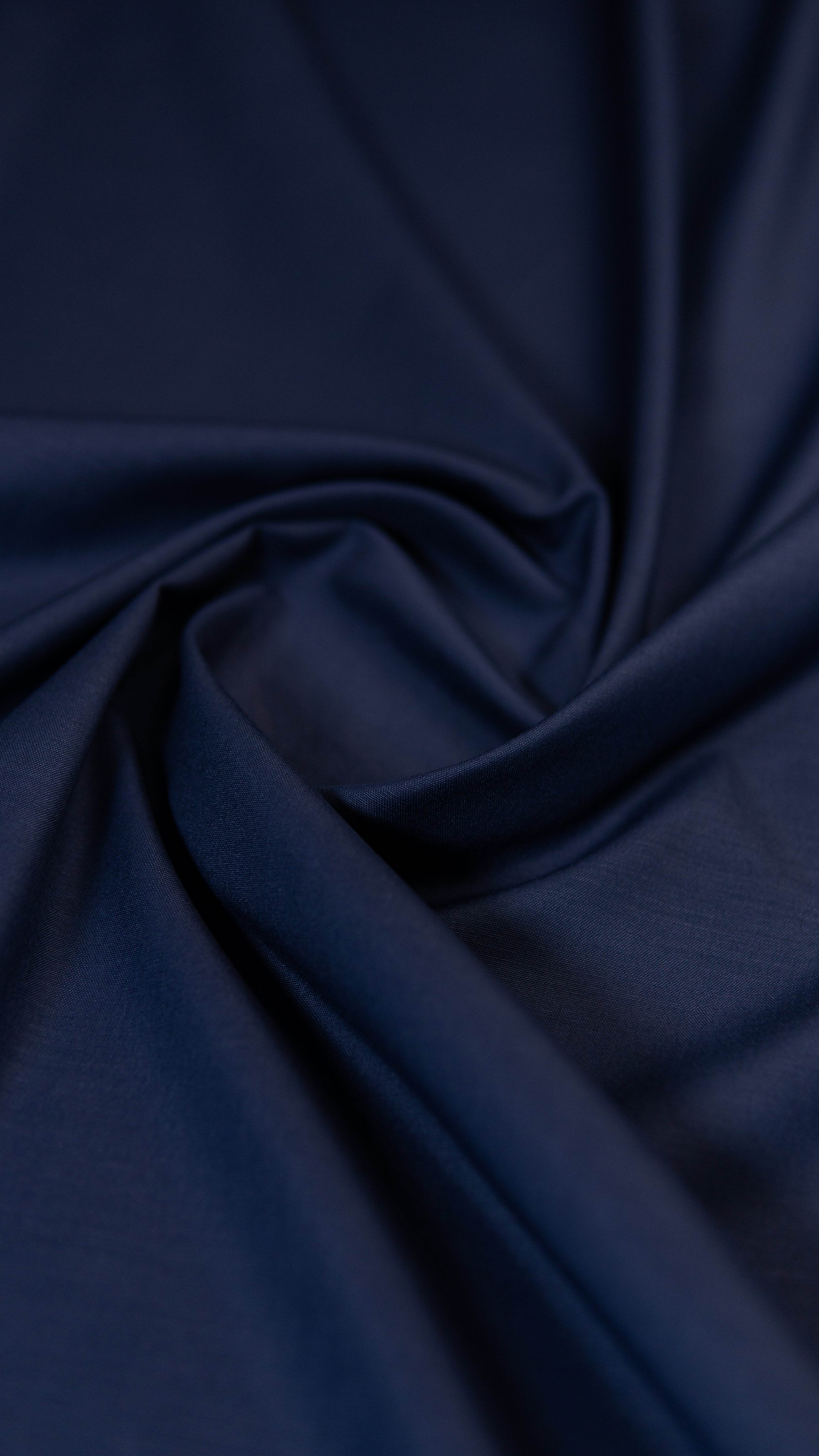 Casual Wash & Wear Fabric Unstitched - Navy Blue - Al Jalil Fabrics