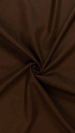 Chocolate Brown Unstitched Wash & Wear Fabric for Casual Wear - Al Jalil Fabrics
