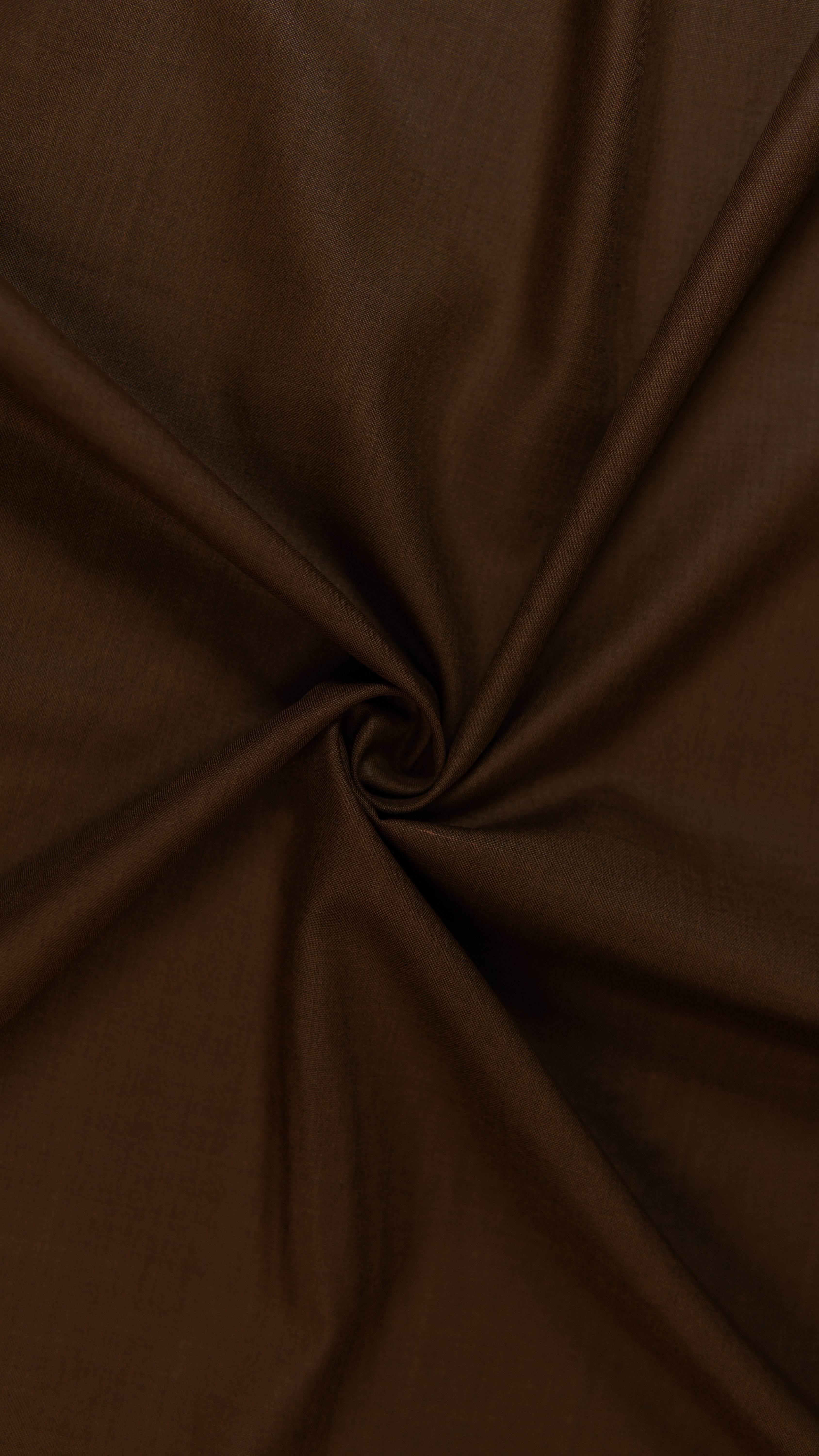 Chocolate Brown Unstitched Wash & Wear Fabric for Casual Wear - Al Jalil Fabrics