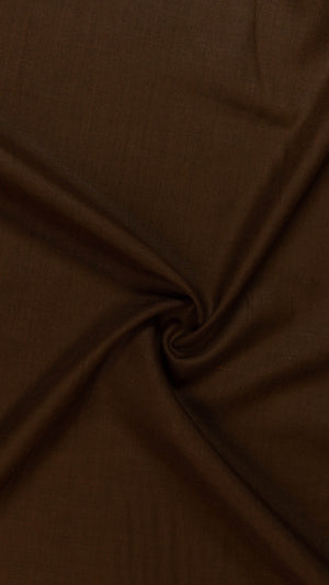 Chocolate Brown Unstitched Wash & Wear Fabric for Casual Wear - Al Jalil Fabrics