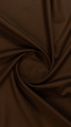 Chocolate Brown Unstitched Wash & Wear Fabric for Casual Wear - Al Jalil Fabrics