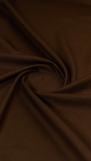 Chocolate Brown Unstitched Wash & Wear Fabric for Casual Wear - Al Jalil Fabrics