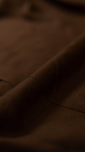 Chocolate Brown Unstitched Wash & Wear Fabric for Casual Wear - Al Jalil Fabrics