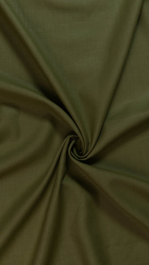 Elegant Casual Wash & Wear Fabric Unstitched – Soft & Breathable (Olive Green) - Al Jalil Fabrics