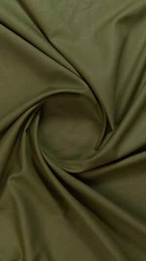 Elegant Casual Wash & Wear Fabric Unstitched – Soft & Breathable (Olive Green) - Al Jalil Fabrics