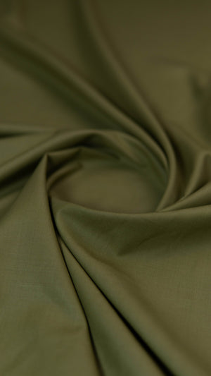 Elegant Casual Wash & Wear Fabric Unstitched – Soft & Breathable (Olive Green) - Al Jalil Fabrics