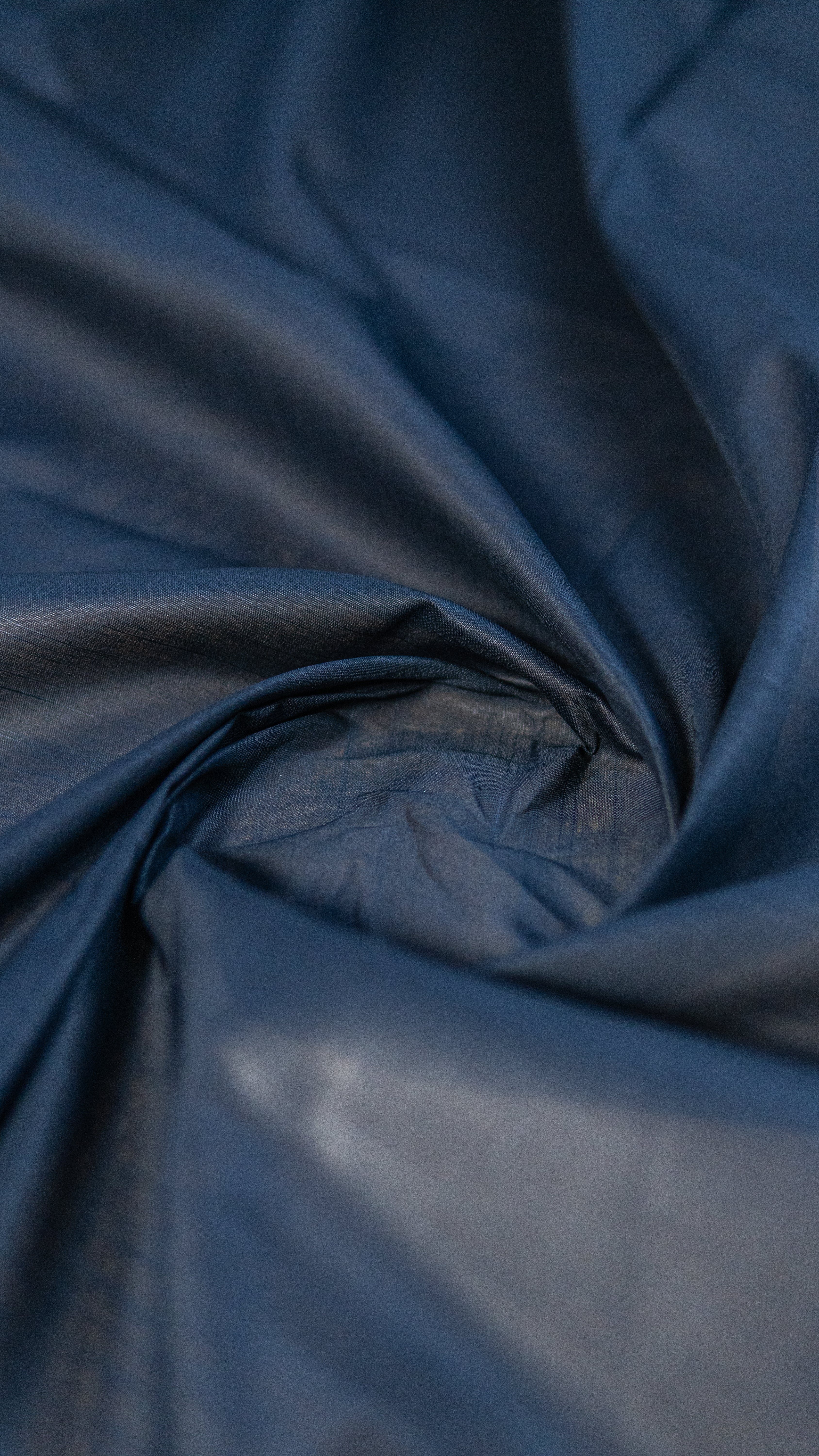 VENUS Self-Printed Cotton Fabric - Blue Berry (Unstitched)