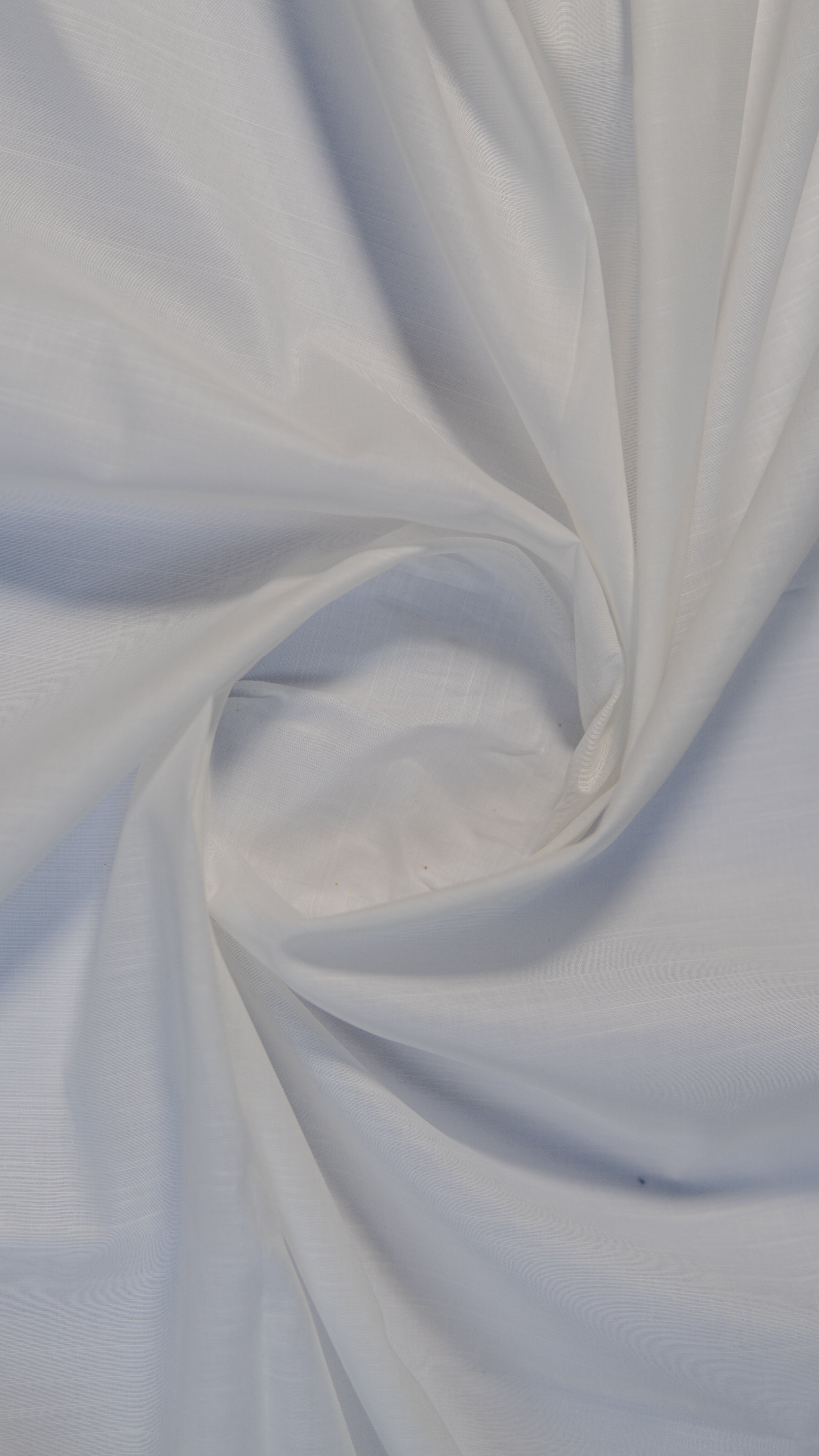 VENUS Self-Printed Cotton Fabric - White (Unstitched)